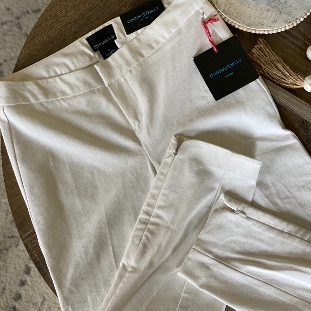 Cynthia Rowley White Dress Pants